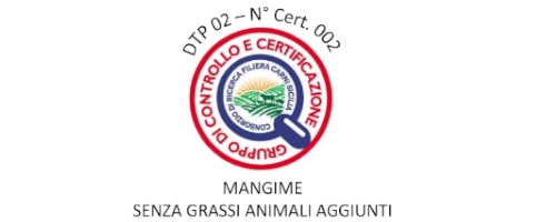 Cert. 002 senza grassi animali aggiunti